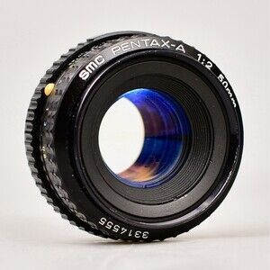 SMC PENTAX-A 50mm f2 K Mount Manual Focus Lens